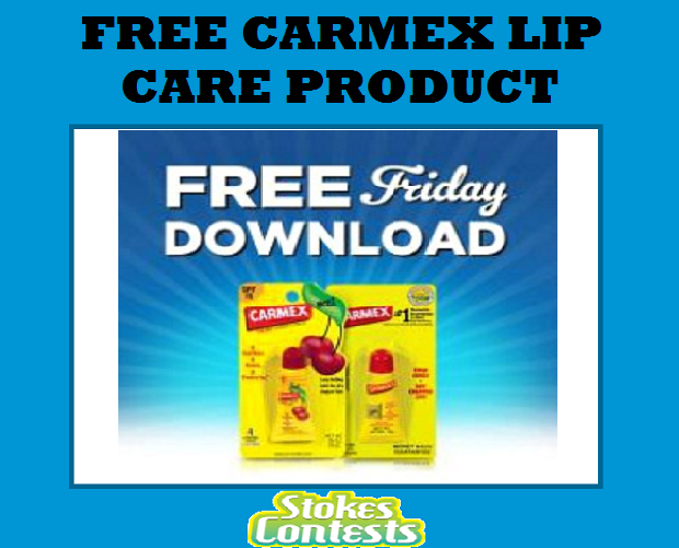 Image FREE Carmex Lip Care Product! TODAY ONLY!