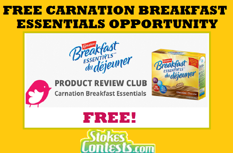 Image FREE Carnation Breakfast Essential (Chocolate or Vanilla Flavour) Opportunity.