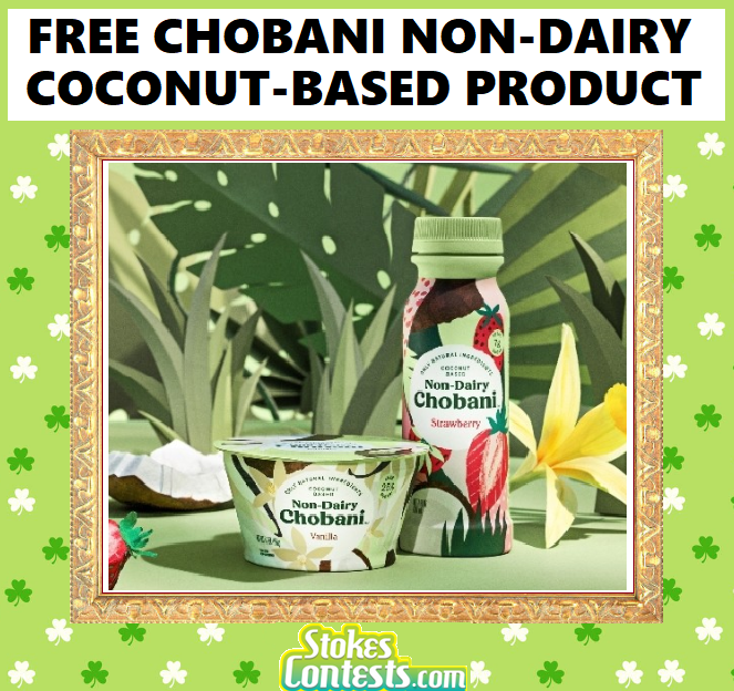 Image FREE Chobani Non-Dairy Coconut-Based Product TODAY ONLY!