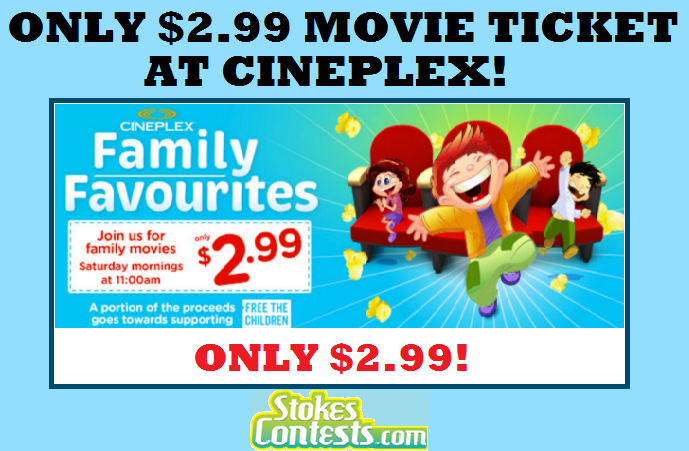 Image The Lego Movie for ONLY $2.99 at Cineplex