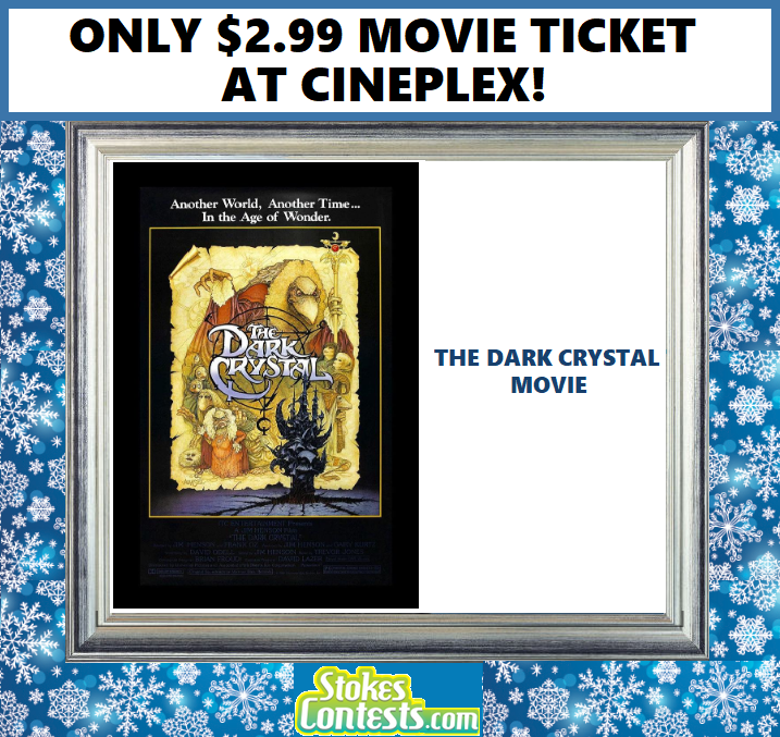 Image The Dark Crystal Movie For ONLY $2.99 at Cineplex!