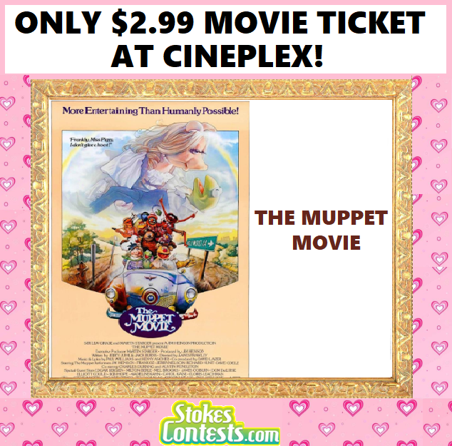 Image The Muppet Movie For ONLY $2.99 at Cineplex!