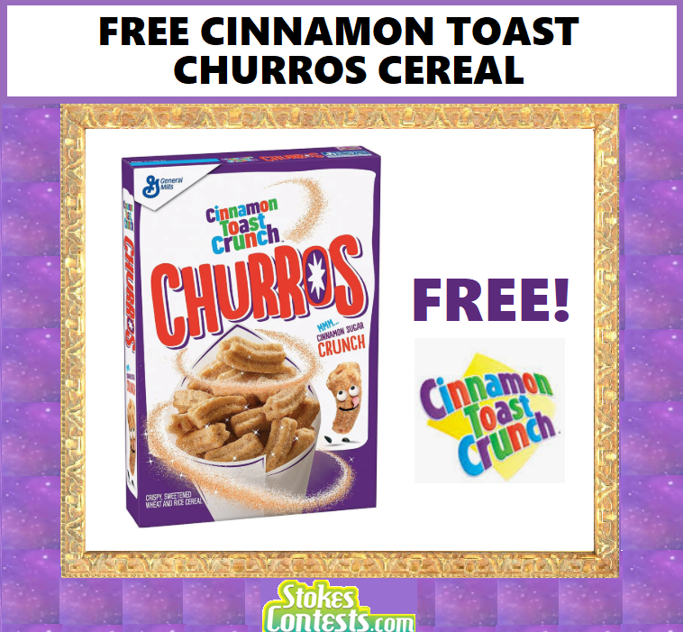 Image FREE BOX of Cinnamon Toast Crunch Churros Cereal