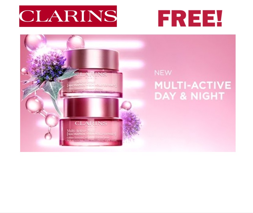 Image Possible FREE Clarin’s Mutli-Active Day and Night Cream