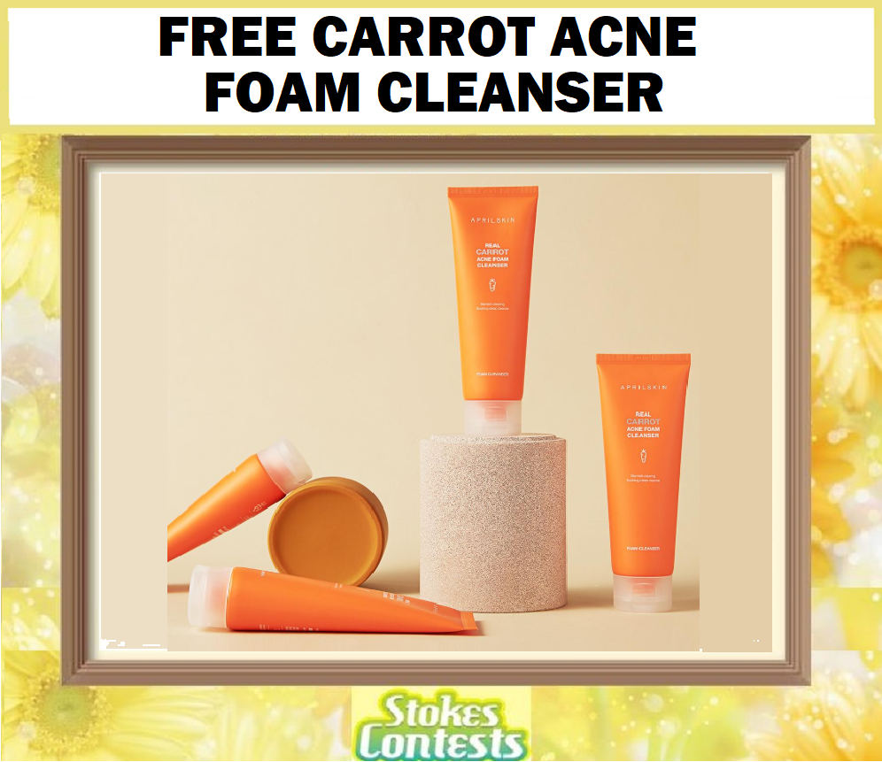 Image FREE Carrot Acne Foam Cleanser
