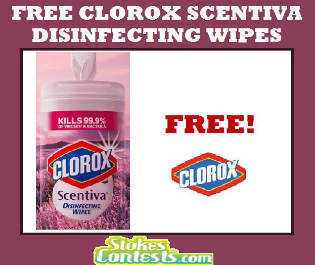 Image FREE Clorox Scentiva Disinfecting Wipes