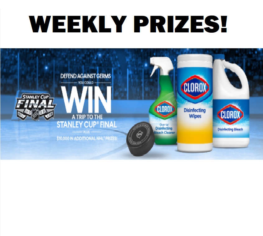 Image Clorox: WEEKLY Prizes, NHL Tickets, $100 NHLShop.ca Gift Codes & MORE!