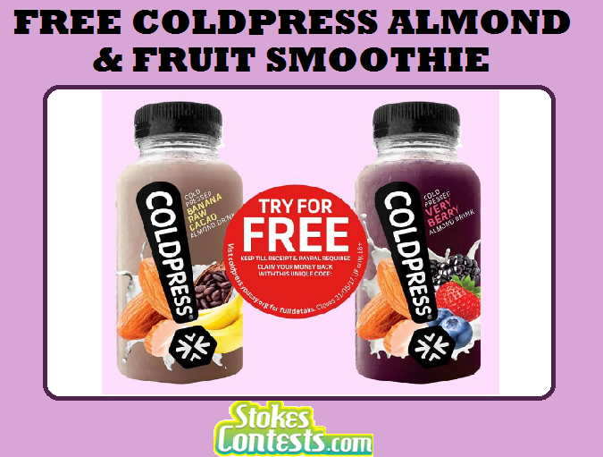 Image FREE Coldpress Almond & Fruit Smoothie