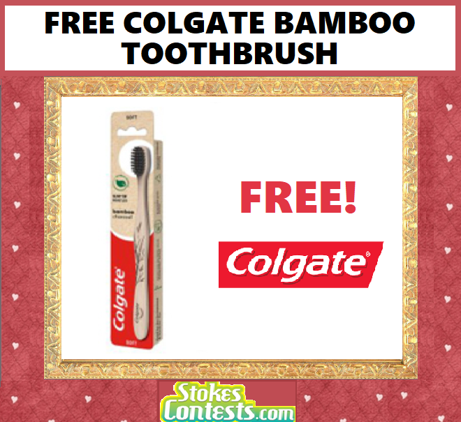 Image FREE Colgate Bamboo Toothbrush