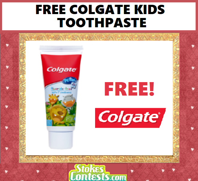 Image FREE Colgate Kids Toothpaste