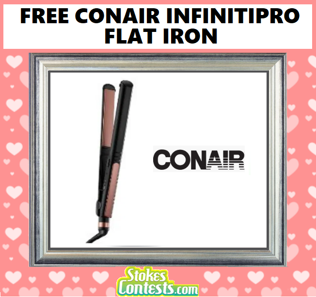Image FREE InfinitiPro by Conair 1” Luxe Rose Gold Flat Iron