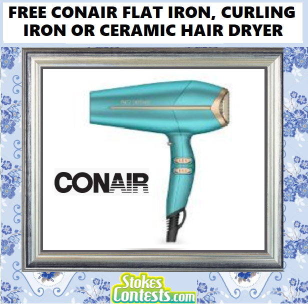 Image FREE Conair Flat Iron, Curling Iron or Ceramic Hair Dryer