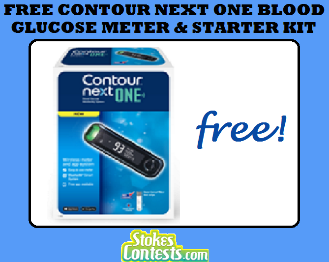 Image FREE CONTOUR NEXT ONE Blood Glucose Meter and Starter Kit