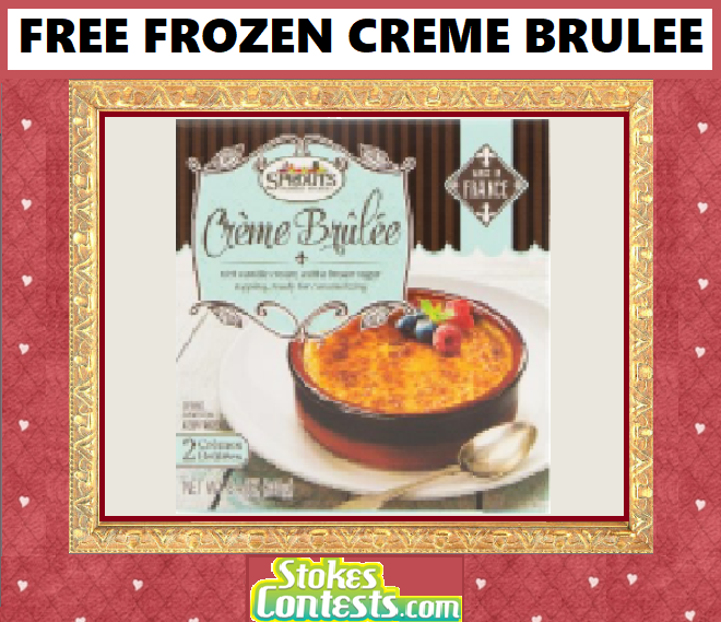 Image FREE Frozen Crème Brulee
