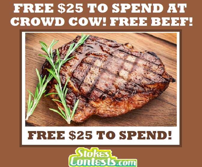 Image FREE $25 to Spend at Crowd Cow! FREE BEEF!