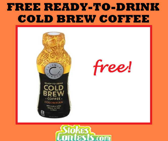 Image FREE Culinary Circle Ready-to-Drink Cold Brew Coffee! TODAY ONLY!