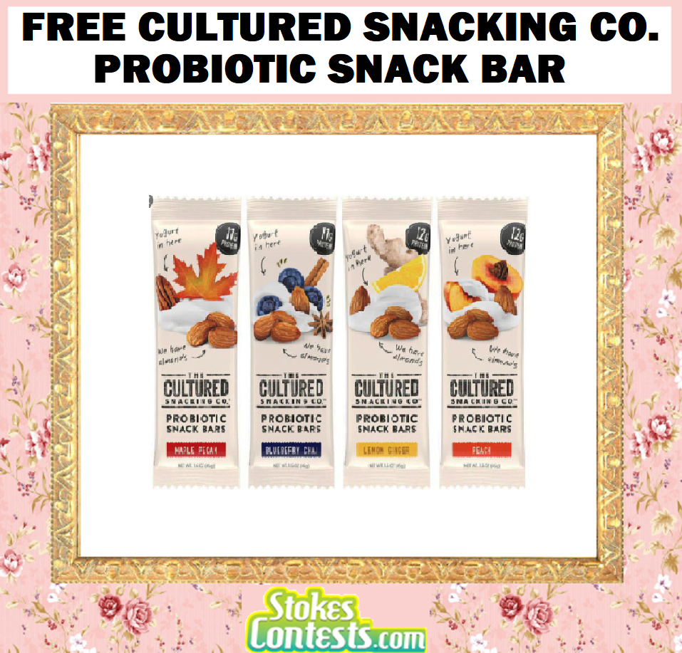 Image FREE Cultured Snacking Co. Probiotic Snack Bar