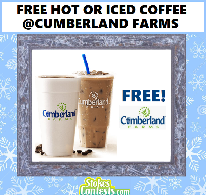 Image FREE Hot or Iced Coffee @Cumberland Farms
