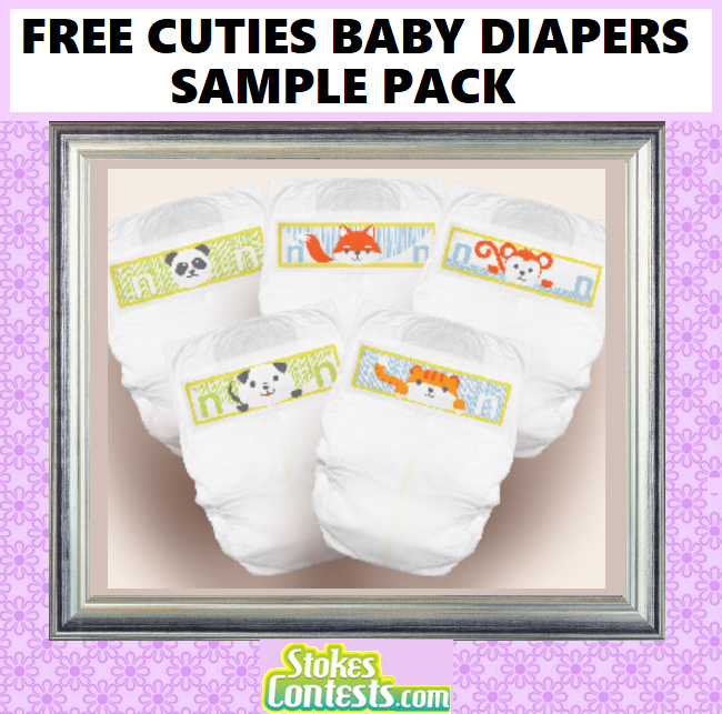 Image FREE Cuties Baby Diapers Sample Pack
