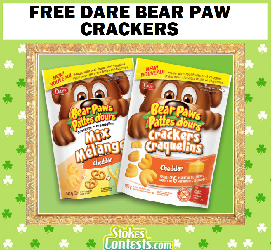 Image FREE Dare Bear Paw Crackers