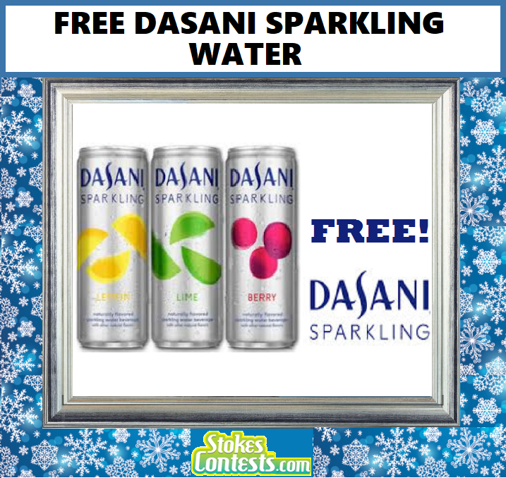 Image FREE Dasani Sparkling Water.