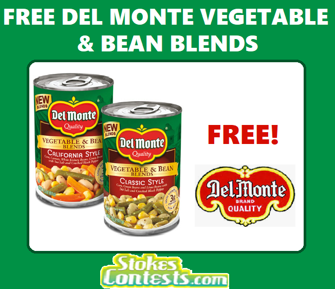 Image FREE Del Monte Vegetable & Bean Blends TODAY ONLY!