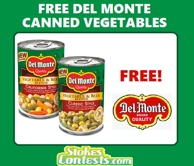 Image FREE Del Monte Canned Vegetables