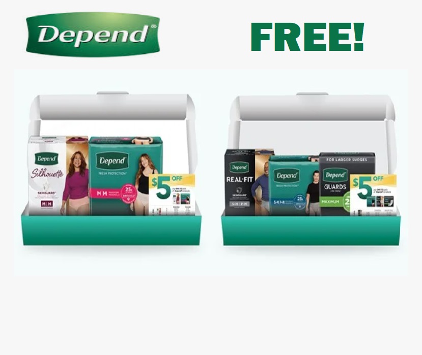 Image FREE Depend Trial Kits for Men and Women