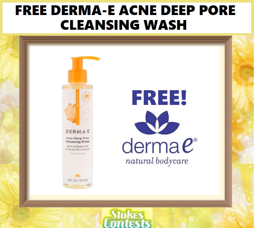 Image FREE Derma-E Acne Deep Pore Cleansing Wash