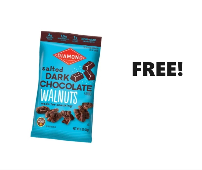 Image FREE Diamond Foods Chocolate Walnut 