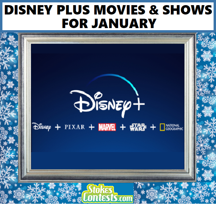 Image Disney Plus Movies & Shows for JANUARY!