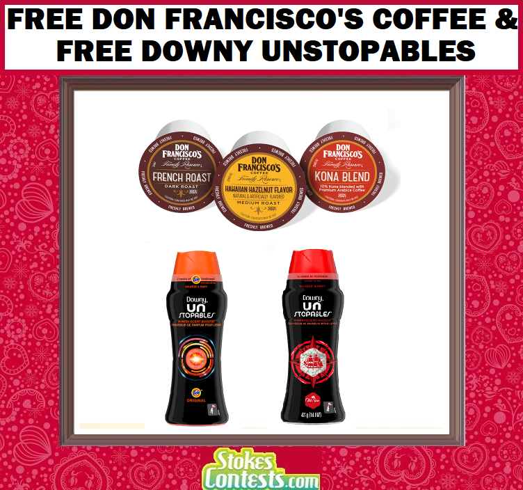 Image FREE Don Franciso’s Coffee & Downy Unstopables 