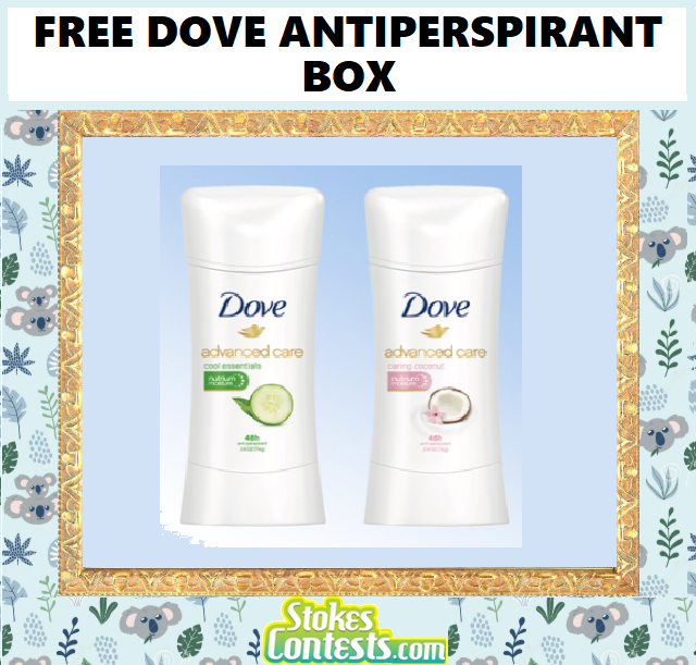 Image FREE Dove Antiperspirant BOX