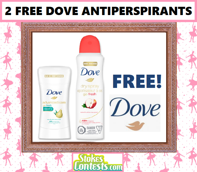 Image 2 FREE Dove Antiperspirants