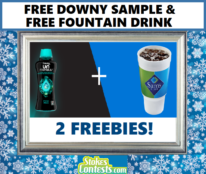Image FREE Downy Unstopables & Fountain Drink