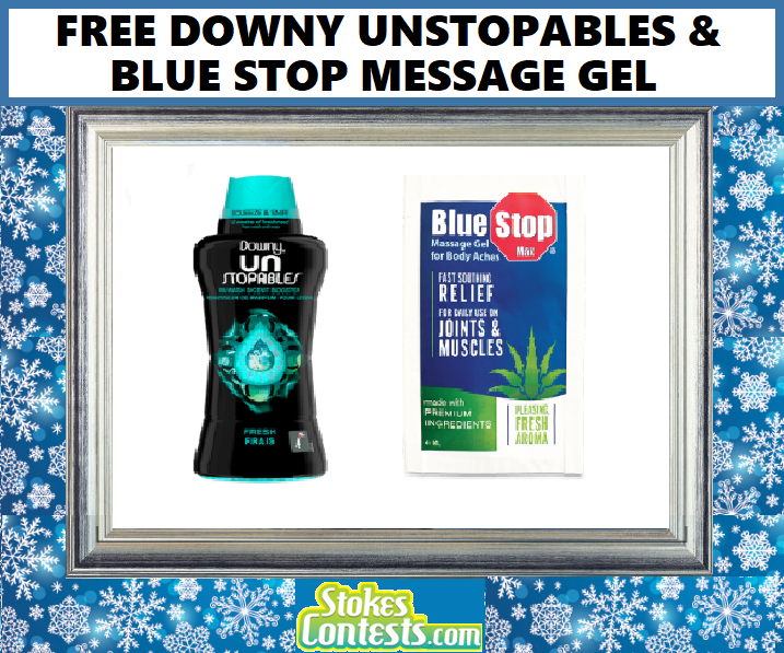 Image FREE Downy Unstopables & FREE Blue Stop Massage Gel