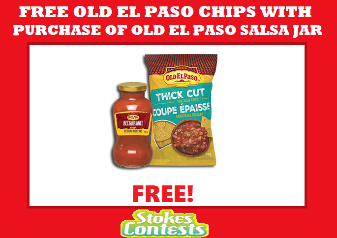 Image FREE Bag of Old El Paso thick-cut Chips with Purchase of Jar of Old El Paso Salsa