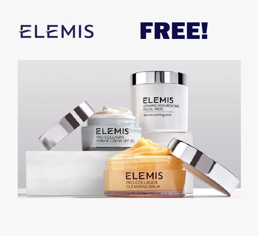 Image FREE Elemis Pro-Collagen Cleansing Balm & Pro-Collagen Marine Cream