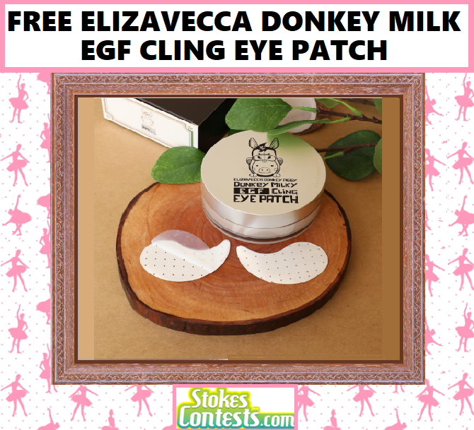 Image FREE Elizavecca Donkey Milk EGF Cling Eye Patch
