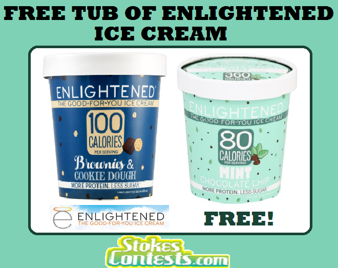Image FREE TUB of Enlightened Ice Cream