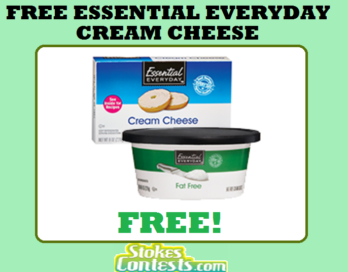 Image FREE Essential Everyday Cream Cheese TODAY ONLY!