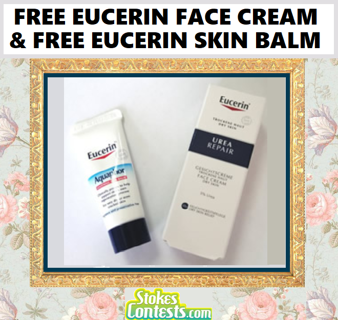 Image FREE  Eucerin Urea Repair Face Cream & FREE Eucerin Skin Balm