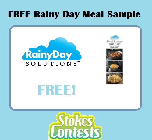 Image FREE Rainy Day Meal Sample