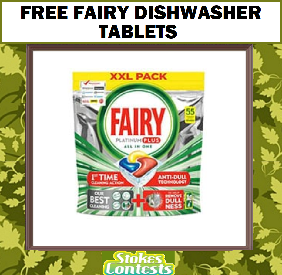 Image FREE Fairy Dishwasher Tablets