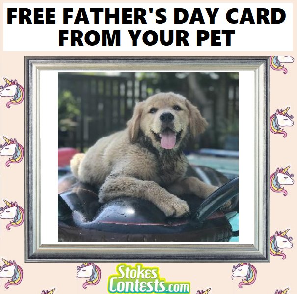 Image FREE Father's Day Card from your Pet