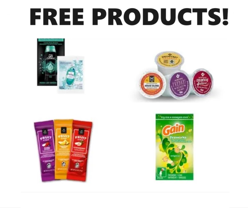 Image FREE Gain Fireworks Original, Downy Rinse, Unstopables, Coffee Pods Or Fruit Strips