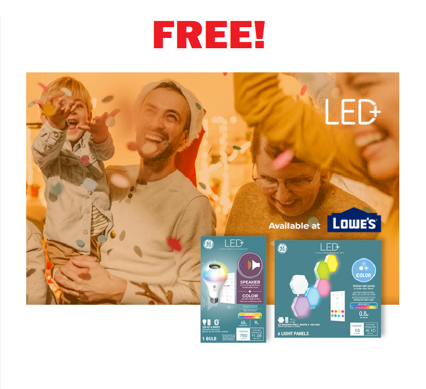 Image FREE LED+ Speaker plus Color light bulb, LED+ Modular Light Panels & MORE!