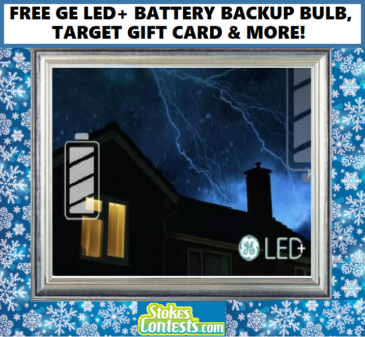 Image FREE GE LED+ Battery Backup Bulb, Target Gift Card, Twister Game & MORE!