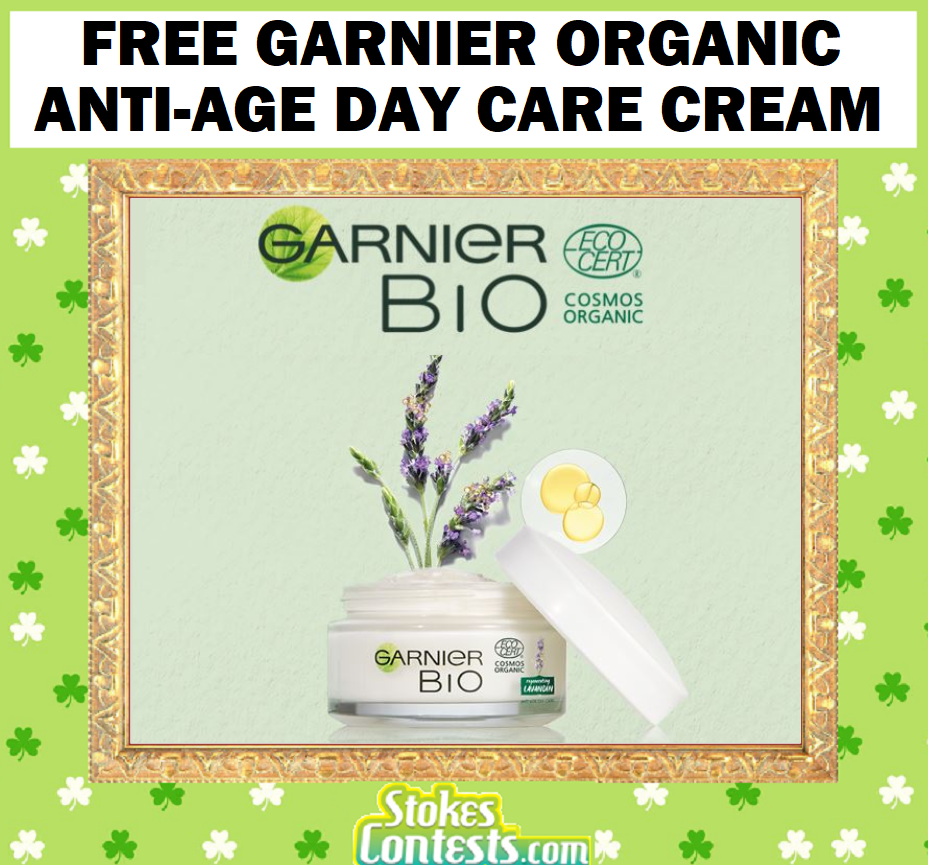 Image FREE Garnier Certified Organic Anti-Age Day Care Cream