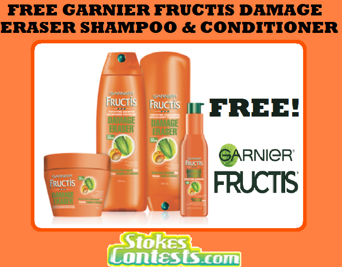 Image FREE Garnier Fructis Damage Eraser Zero Silicone Shampoo & Conditioner